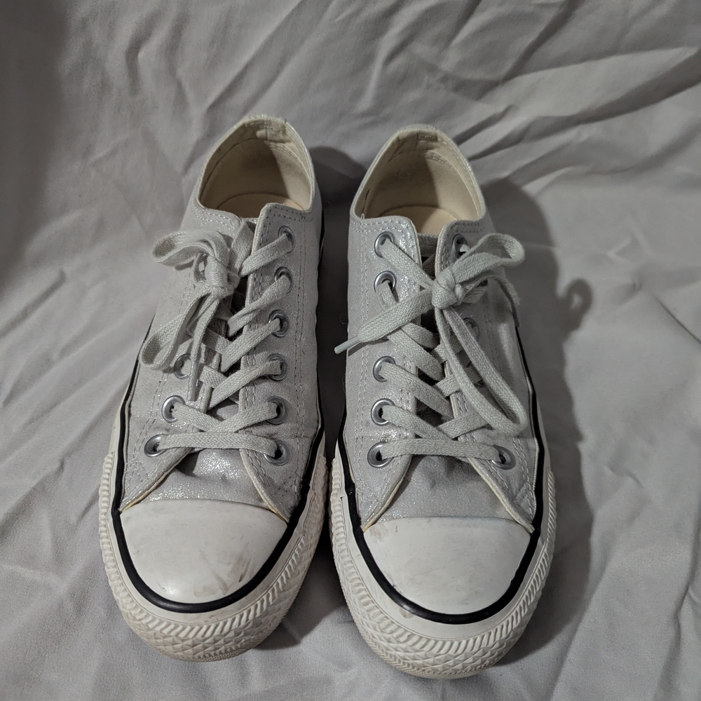 Converse Gray Low-Top Sneakers